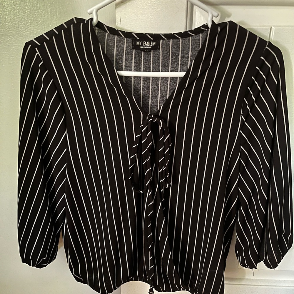My Emblem Striped Blouse